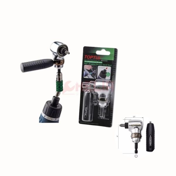 TETE VISSEUSE COUDE D EXTENSION 90 83X47MM TOPTUL