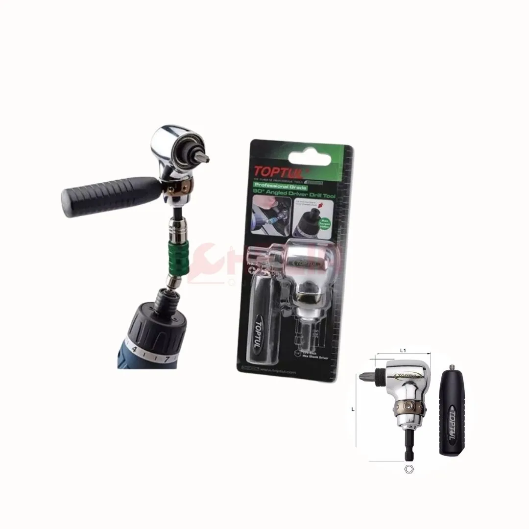 TETE VISSEUSE COUDE D EXTENSION 90 83X47MM TOPTUL