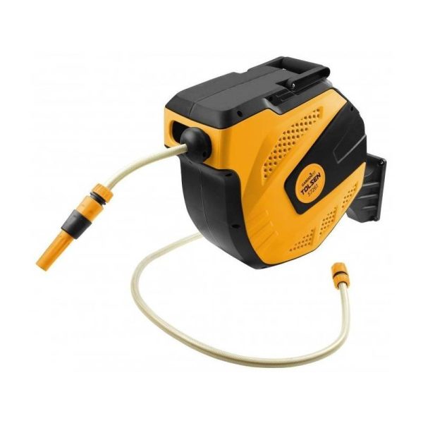 Enrouleur de Tuyau automatique 15m TOLSEN | 57261