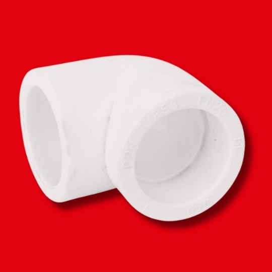 Coude pour raccordement pprc blanc