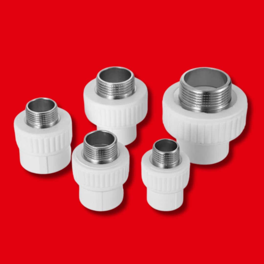 raccord male raccordement pprc blanc