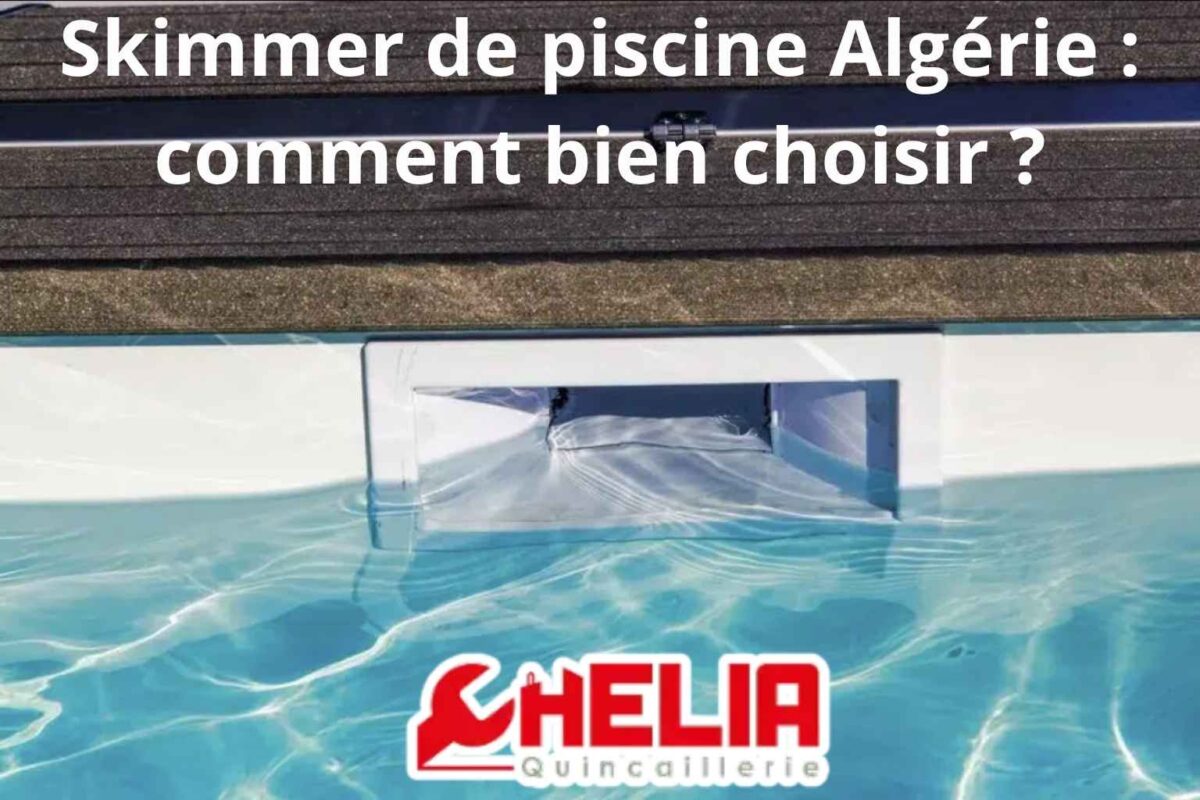 Skimmer de piscine Algérie comment bien choisir