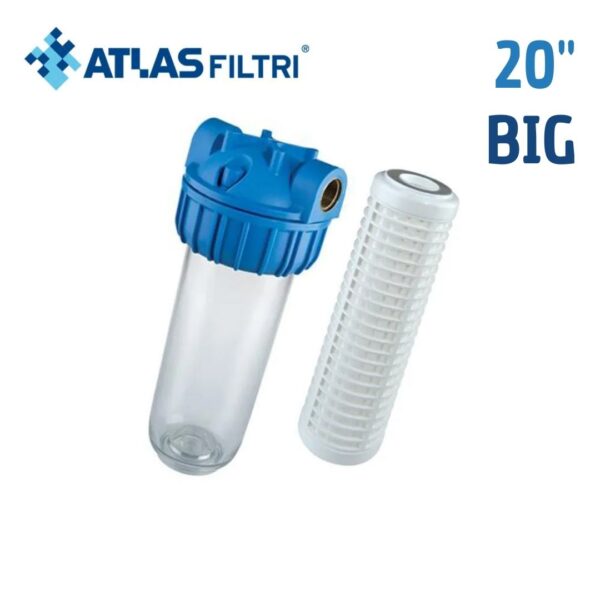 Filtre à eau à tamis transparent BIG 20" ATLAS FILTRI