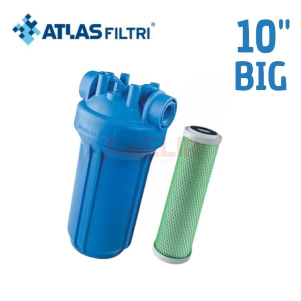 Filtre à eau à CHARBON BIG 10" 40/49 ATLAS FILTRI