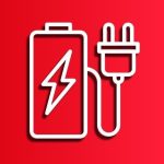 شاحن وبطارية