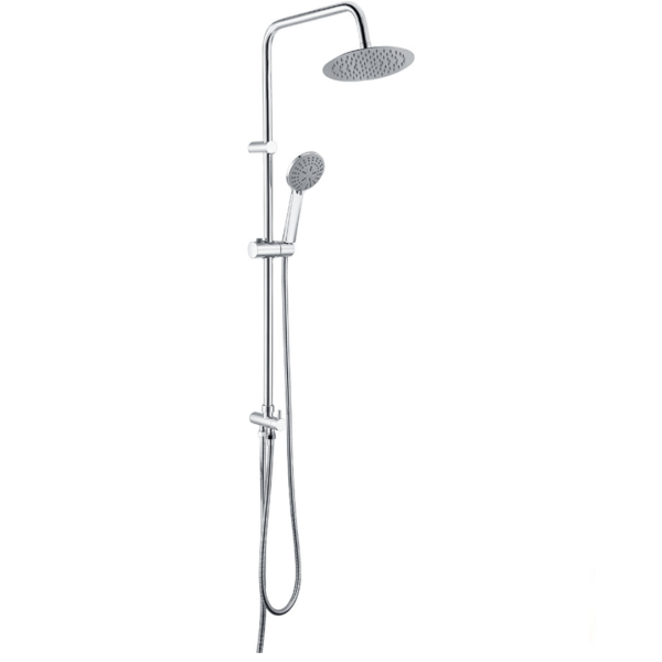 colonne de douche sans mitigeur rond europa chrome imex