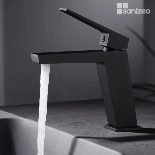 mitigeur lavabo art noir imex