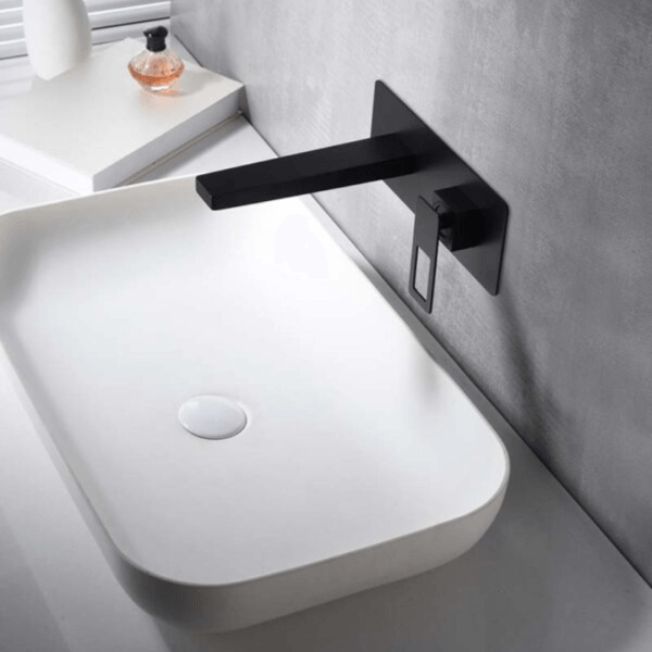 mitigeur lavabo encastrer suecia noir imex