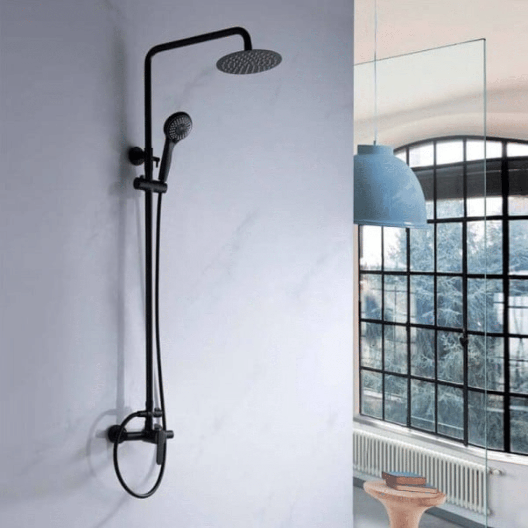 colonne de douche roma noir imex colonne de douche roma noir imex