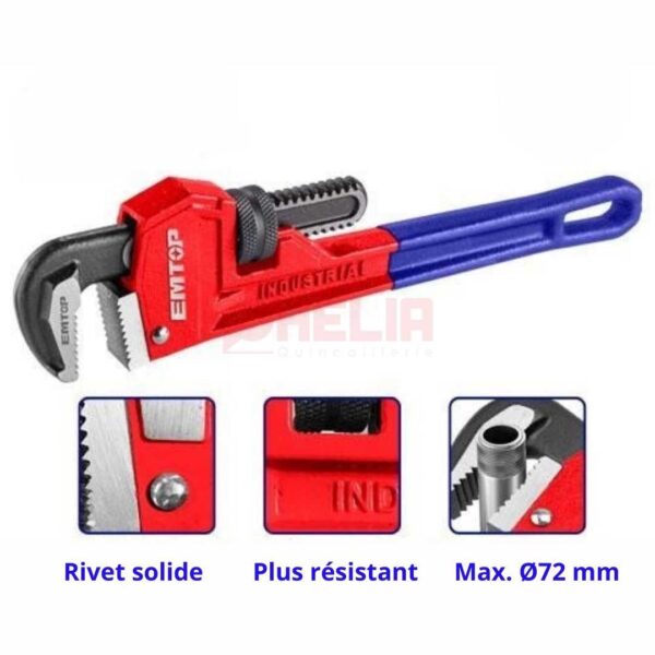 Clé à Griffe 24'' EMTOP EPWH2401