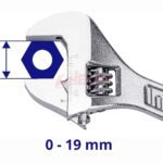 Clé à Molette 150mm EMTOP EAWH130622