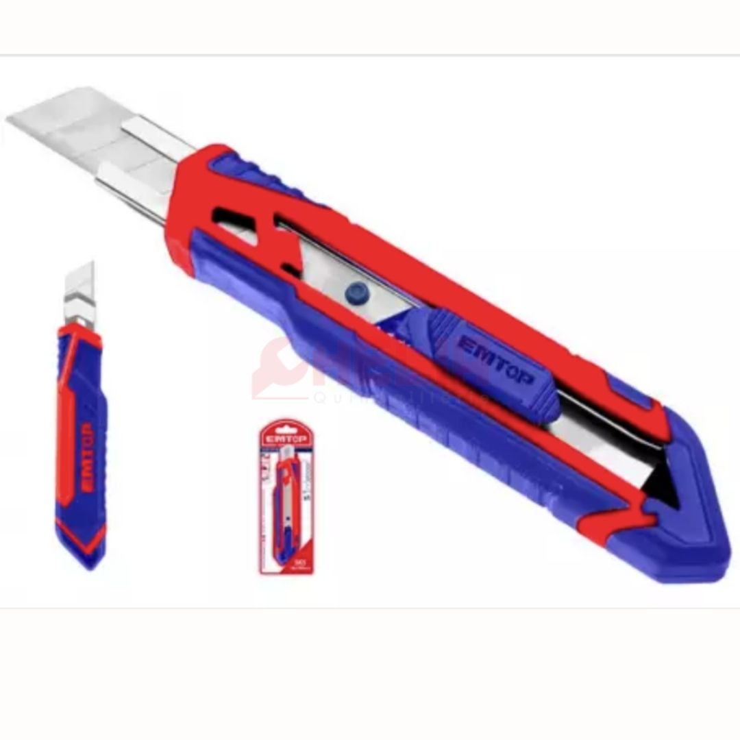 Couteau à Lame Rétractable EMTOP ESNK18102 Couteau à Lame Rétractable EMTOP ESNK18102