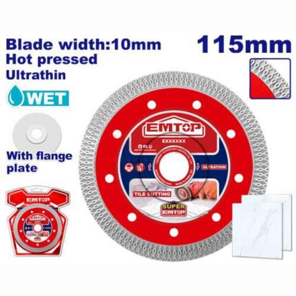 Disque diamant ultra fin EMTOP  EDDCH81151