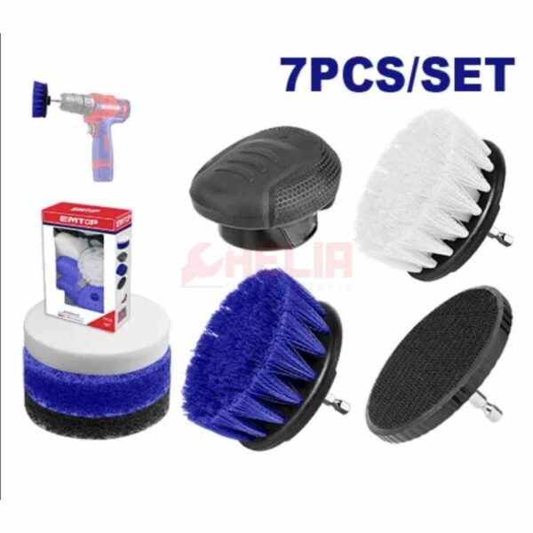 Jeu de brosse 7PCS EMTOP ECB0701