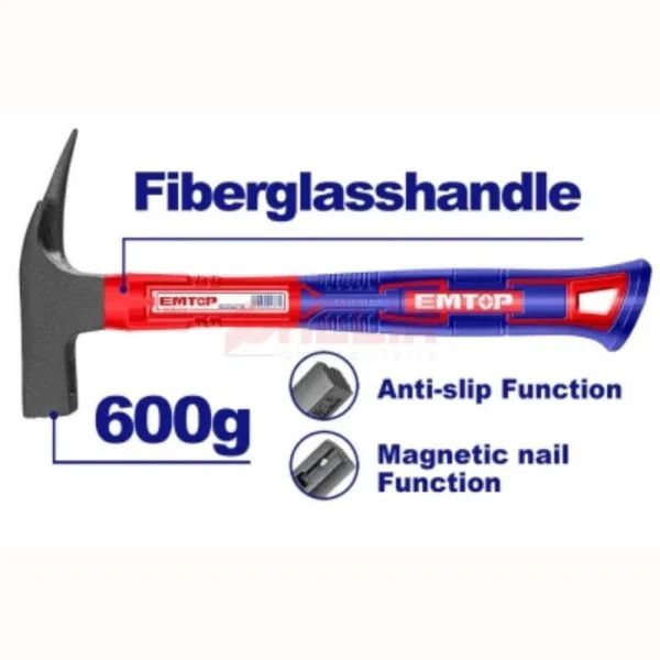 Marteau arrache clou 600GR EMTOP EHAMCH1606