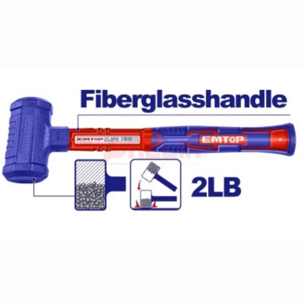 Marteau maillet 2LB EMTOP  EHAMDH0201