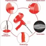 Pistolet Déboucheur 4.5M EMTOP EMDD3345