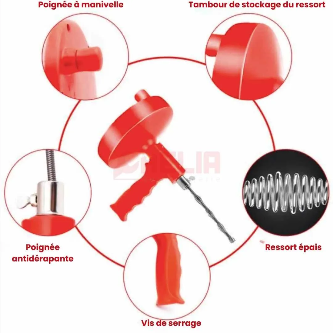 Pistolet Déboucheur 4.5M EMTOP EMDD3345