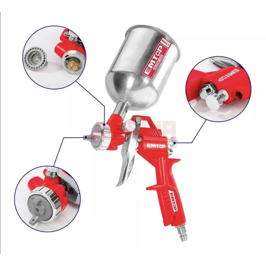 Pistolet de Peinture 400CC EMTOP EASGW04001