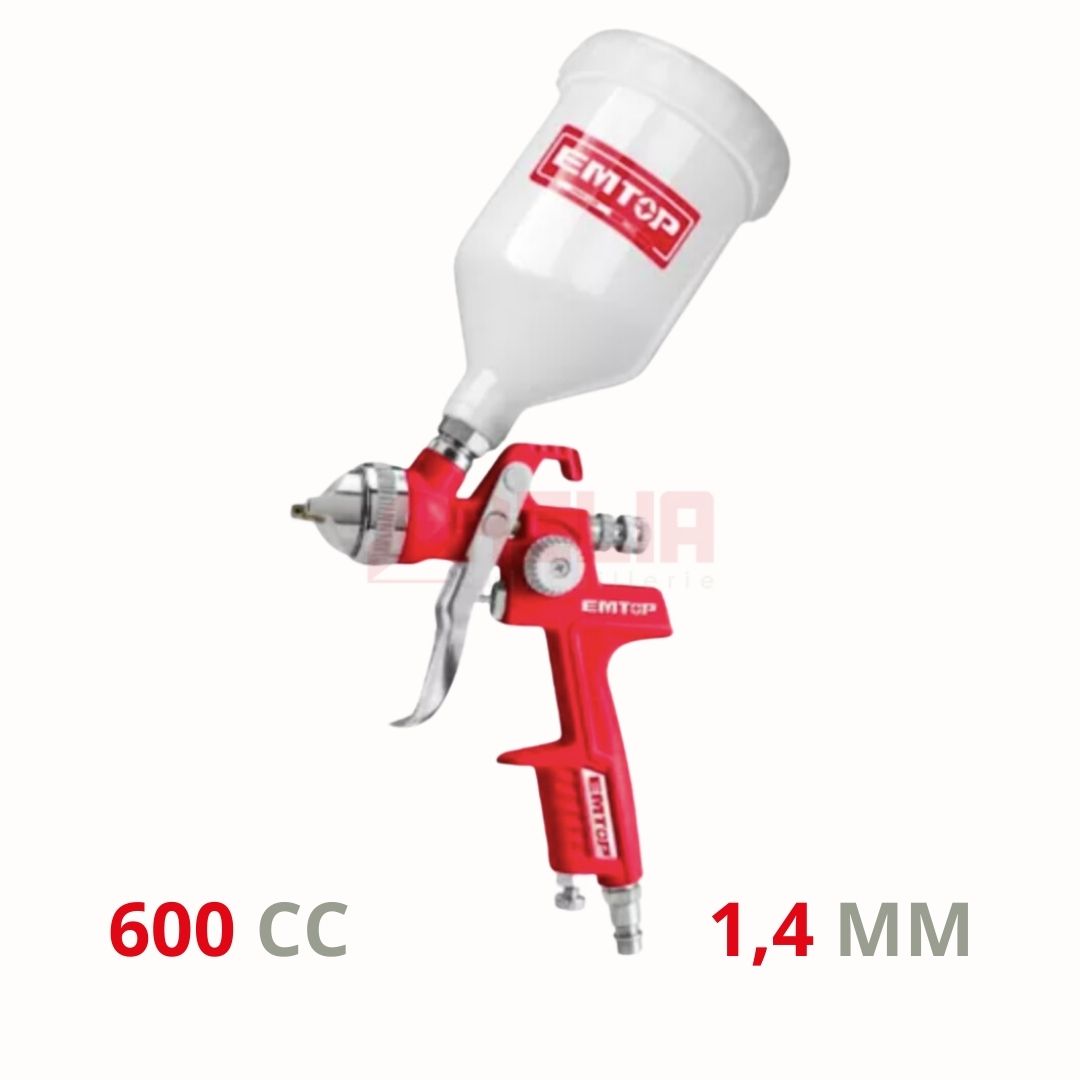 Pistolet de Peinture 600CC EMTOP EASGW06001 (6) Pistolet de Peinture 600CC EMTOP EASGW06001