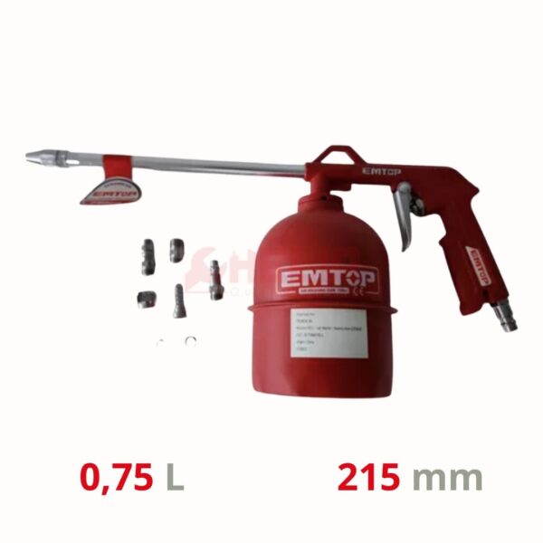 Pistolet nettoyeur 0.75L EMTOP  EASGW10011