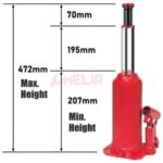 Cric Hydraulique 5T Valise BIGRED T90504S