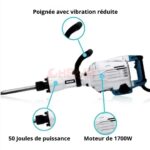 Marteau piqueur 1700W WESCO WS3204K