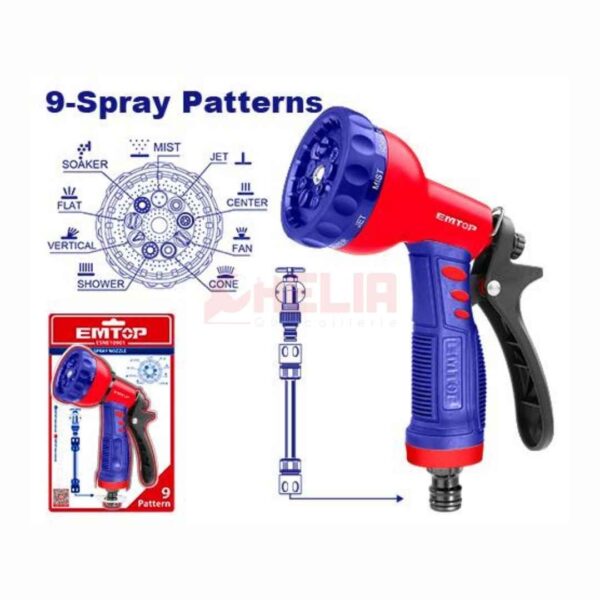 Pistolet d'arrosage EMTOP ESNE10901S