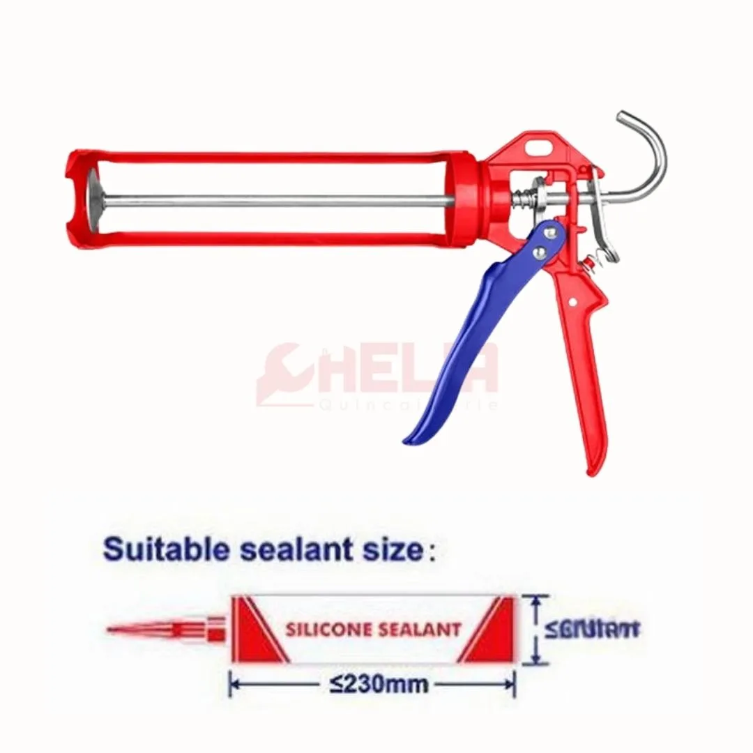 Pistolet silicone EMTOP ECGN01091S (2) Pistolet silicone EMTOP ECGN01091S
