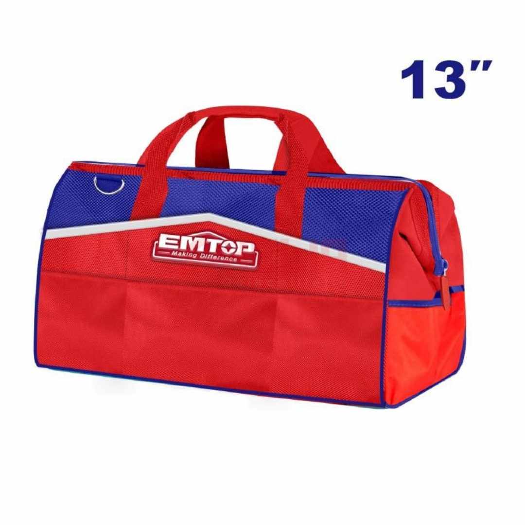 Sac à outils 13pouces 12KG EMTOP ETBG18131S (2) Sac à outils 13pouces 12KG EMTOP ETBG18131S