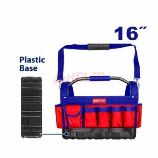 Sac à outils 16pouces 20Kg EMTOP  ETBG38163S