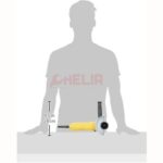 Meuleuse d’angle électrique 115mm 900W DEWALT DWE4156